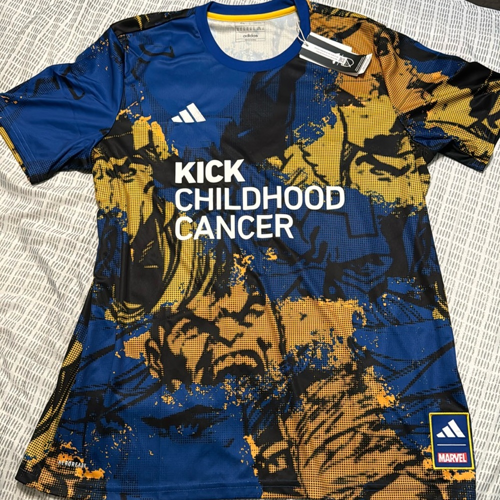 Mens marvel Adidas soccer jersey